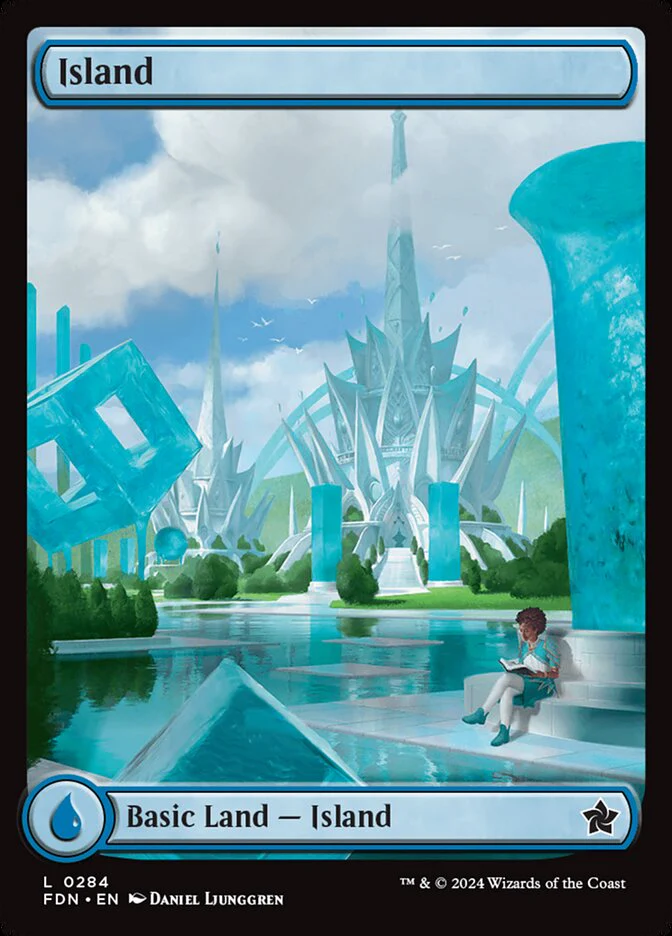 Island (284) - [Full Art] Foundations (FDN)