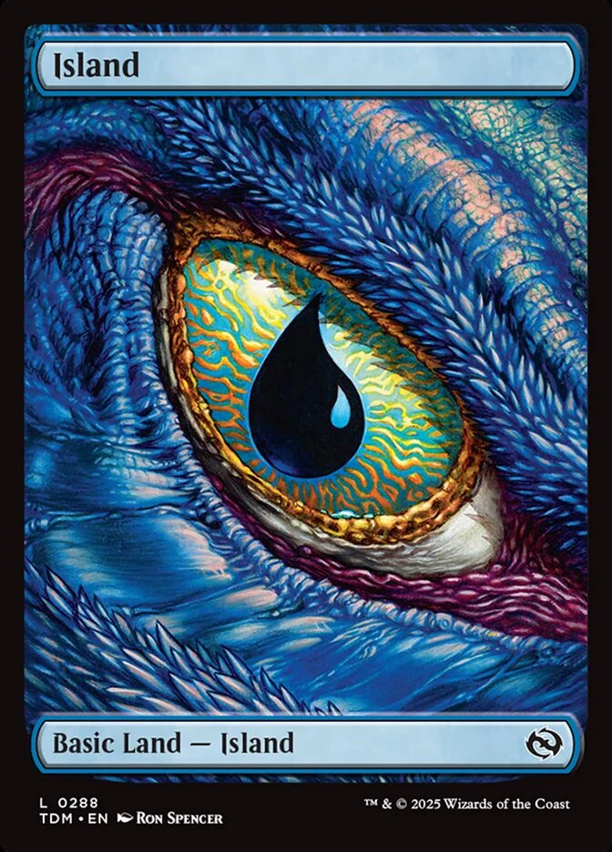 Island (288) - [Full Art] Tarkir: Dragonstorm (TDM)
