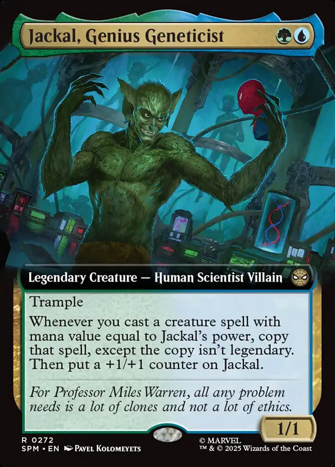 Jackal, Genius Geneticist (272) - [Extended Art] Marvel's Spider-Man (SPM)