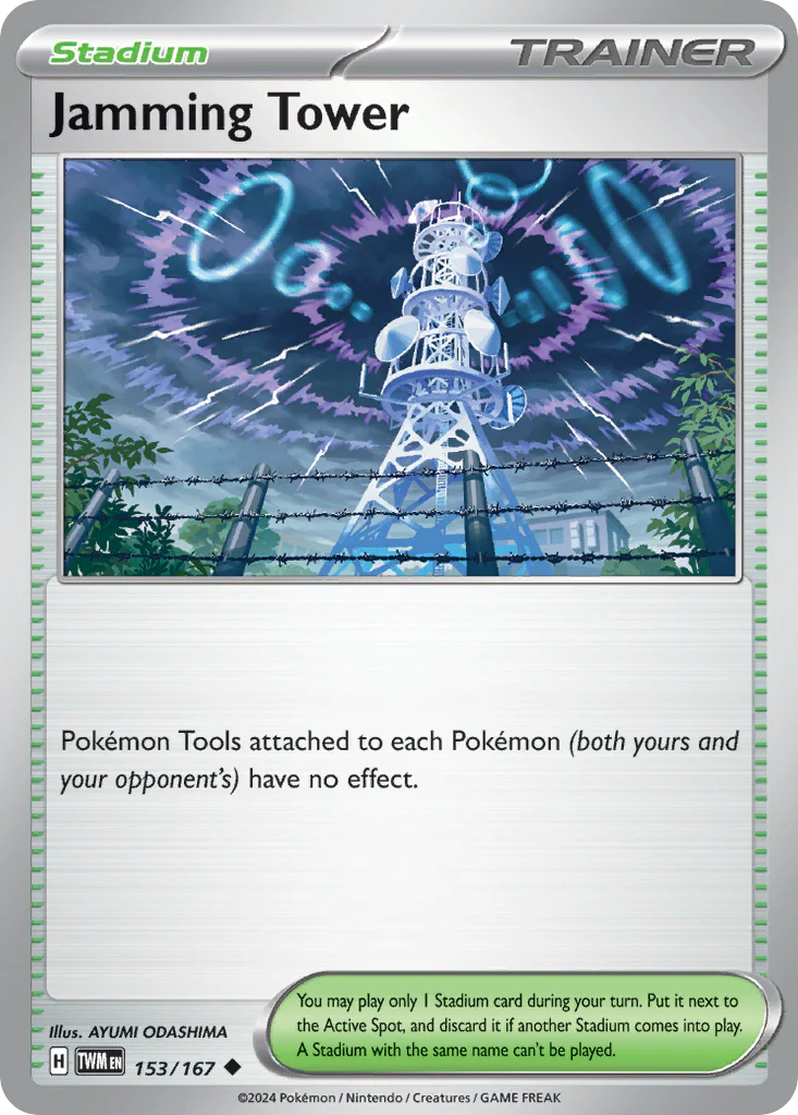 Jamming Tower (153/167) - [Reverse Holo] Twilight Masquerade (TWM)