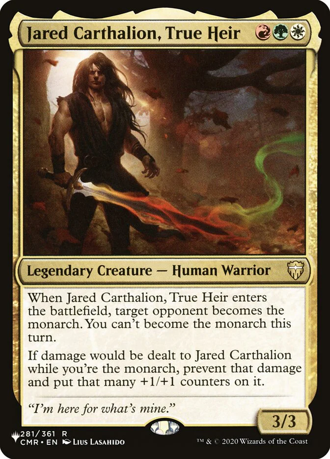 Jared Carthalion, True Heir - The List (PLST)