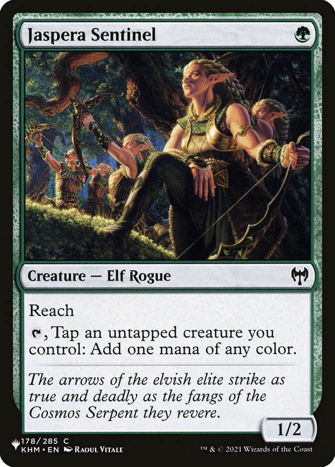 Jaspera Sentinel - The List (PLST)