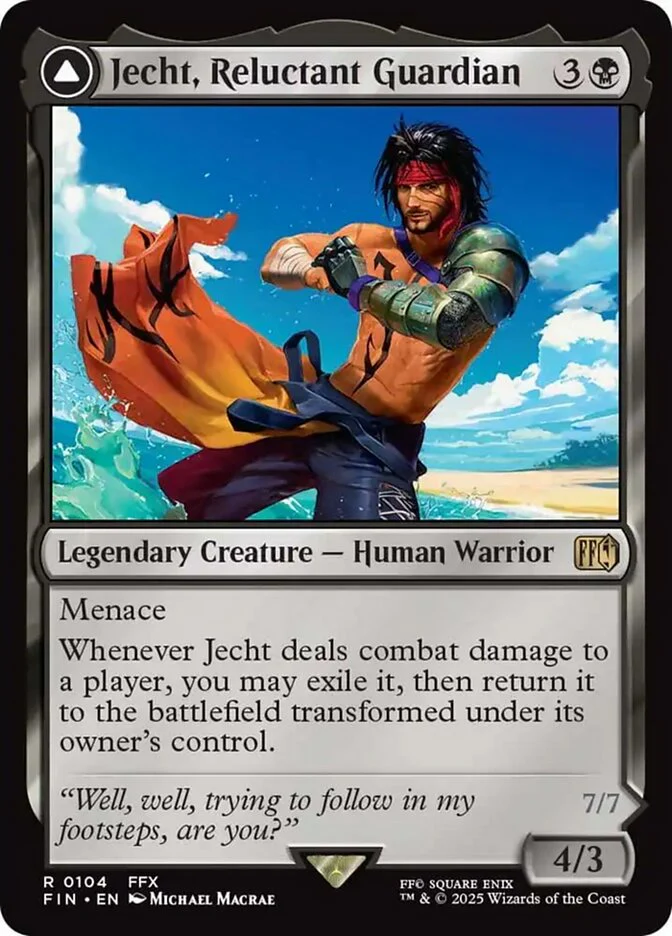 Jecht, Reluctant Guardian // Braska's Final Aeon (104) - Final Fantasy (FIN)
