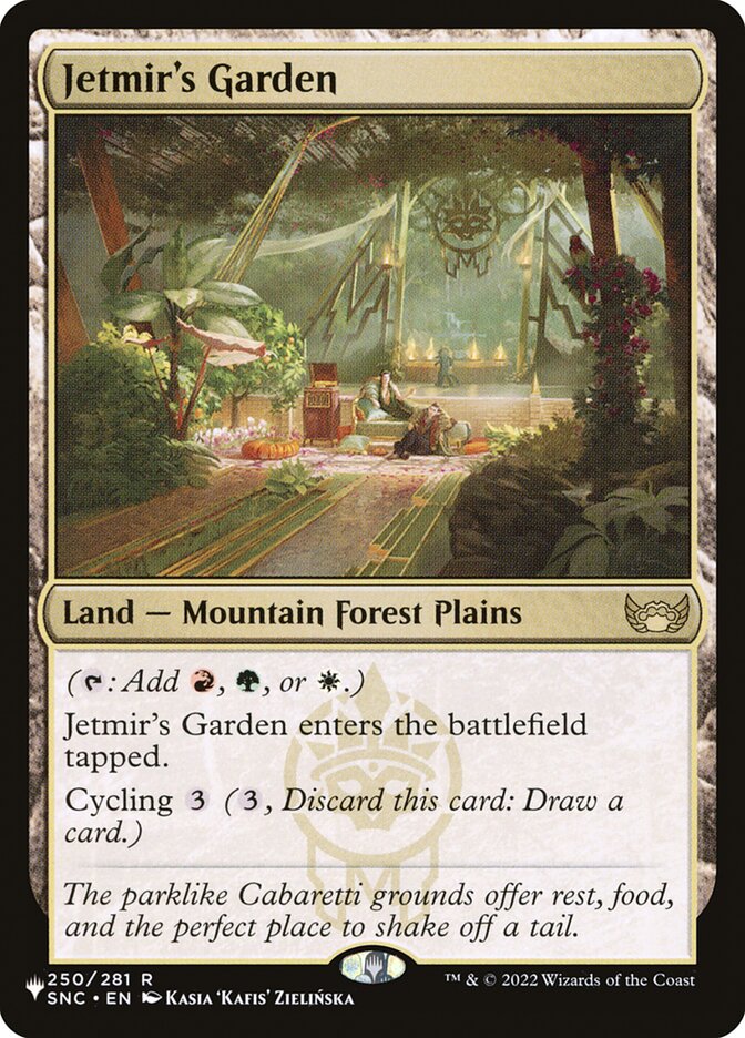 Jetmir's Garden - The List (PLST)