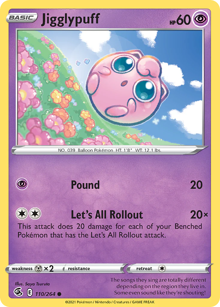 Jigglypuff (110/264) - Fusion Strike (FST)