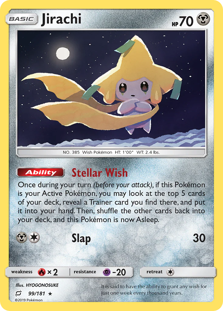 Jirachi (99/181) - [Reverse Holo] Team Up (TEU)