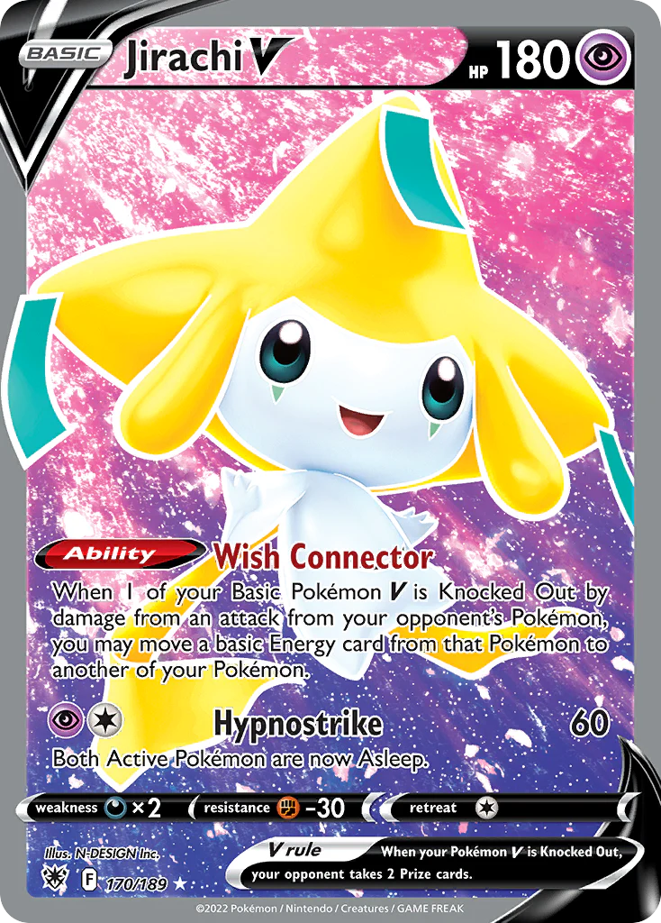 Jirachi V (170/189) - [Full Art] Astral Radiance (ASR)