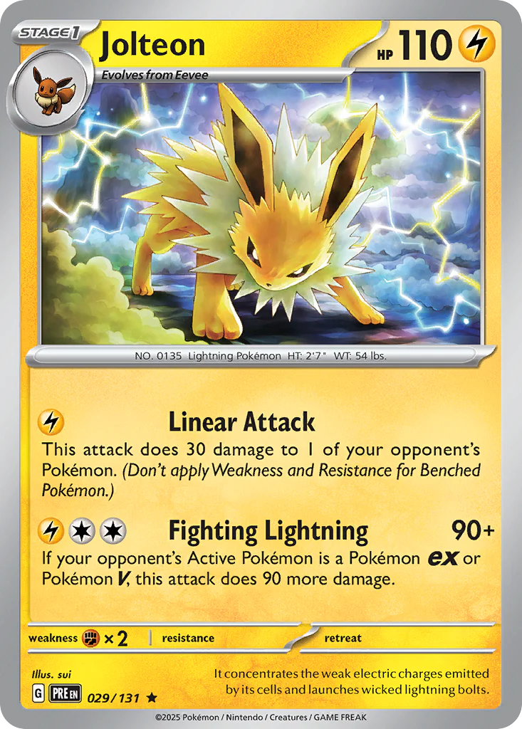 Jolteon (29/131) - [Reverse Holo] Prismatic Evolutions (PRE)