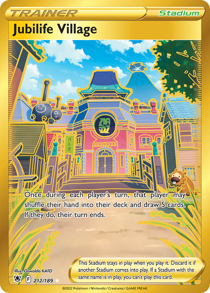 Jubilife Village (212/189) - [Secret Rare] Astral Radiance (ASR)