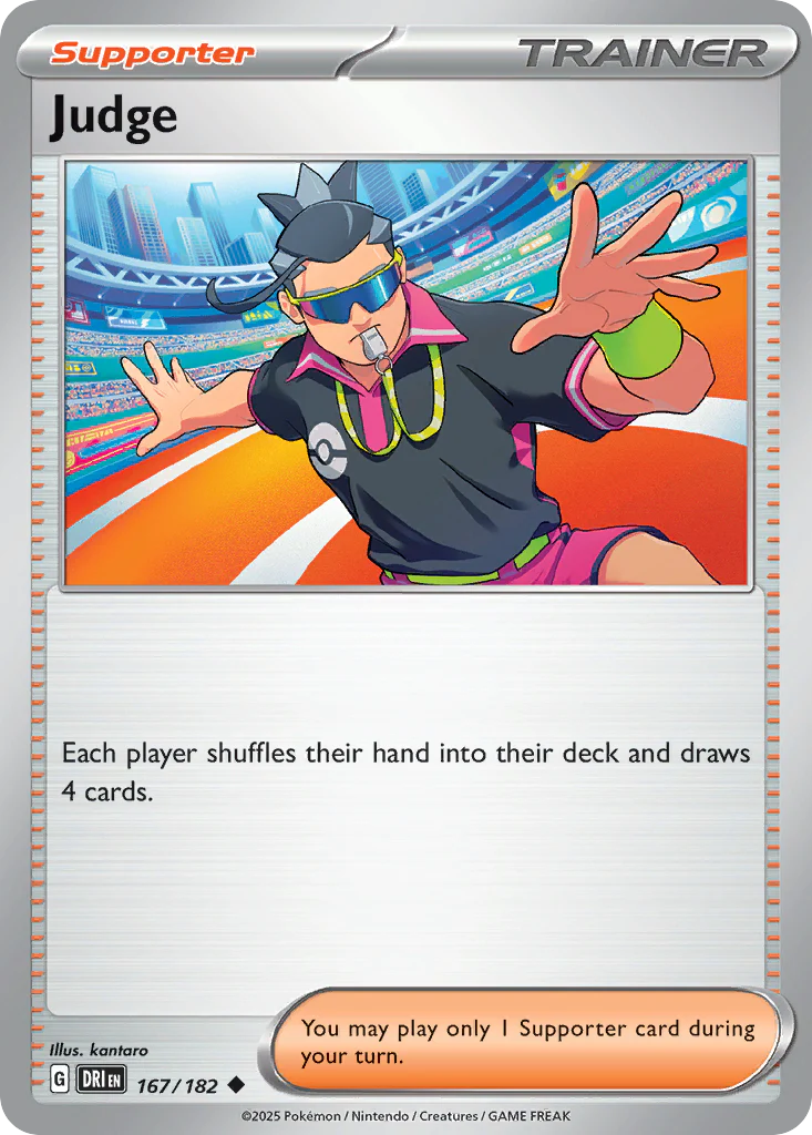 Judge (167/182) - [Reverse Holo] Destined Rivals (DRI)