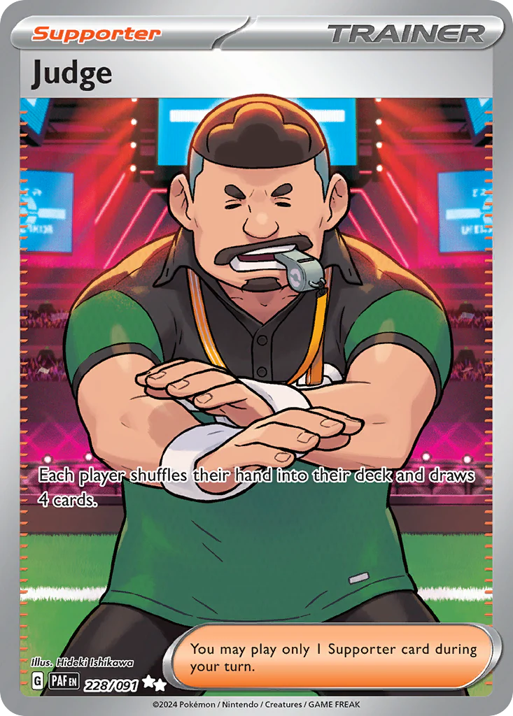 Judge (228/91) - [Full Art] Paldean Fates (PAF)