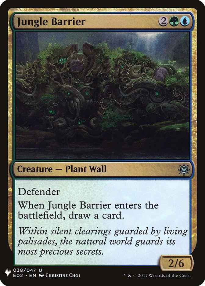 Jungle Barrier - The List (PLST)