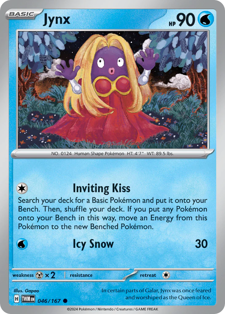 Jynx (46/167) - [Reverse Holo] Twilight Masquerade (TWM)