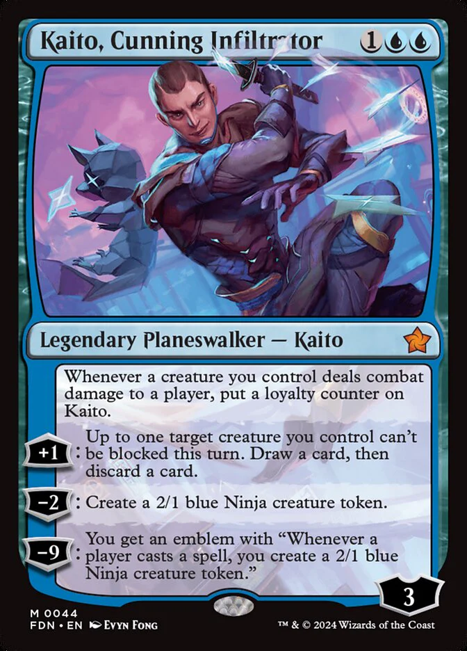 Kaito, Cunning Infiltrator - Foundations (FDN)