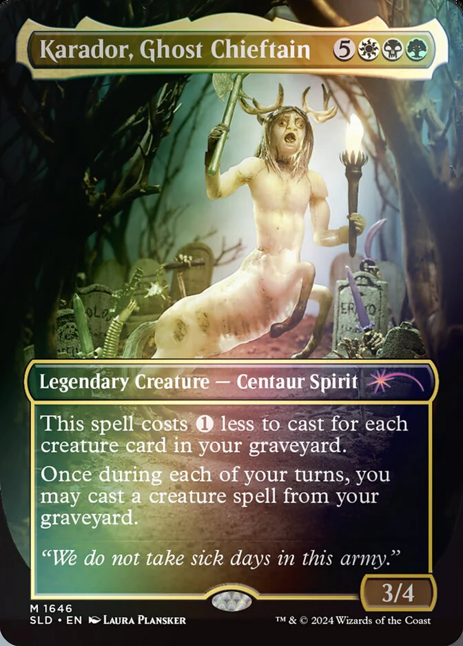 Karador, Ghost Chieftain (1646‚òÖ) - [Foil] Secret Lair Drop (SLD)