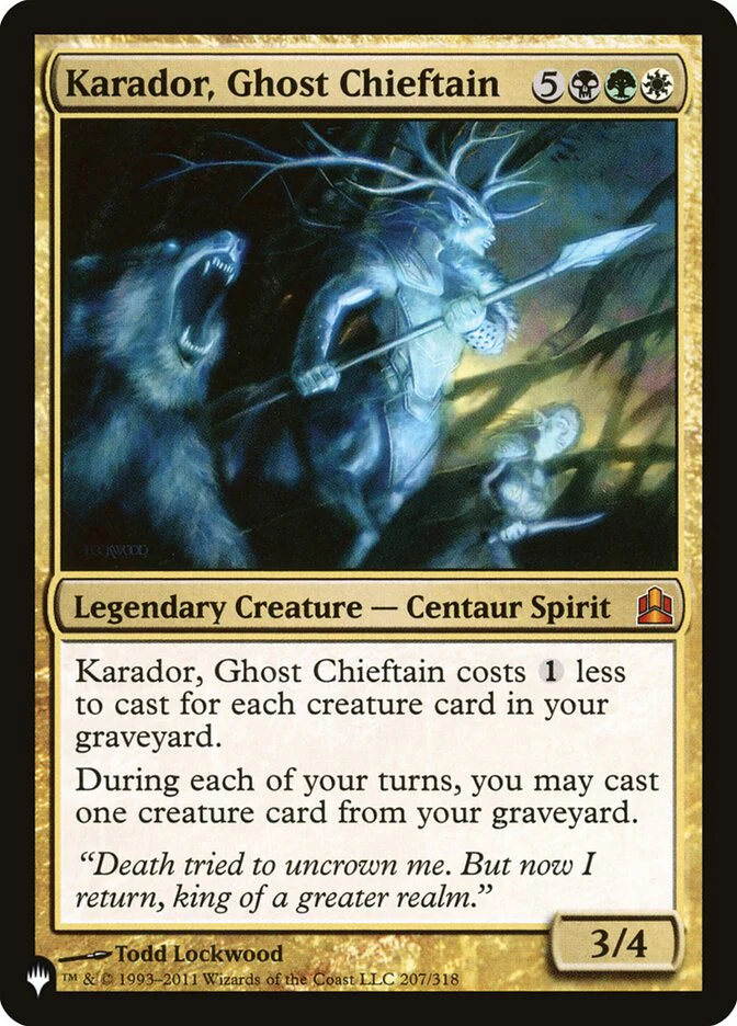 Karador, Ghost Chieftain - The List (PLST)