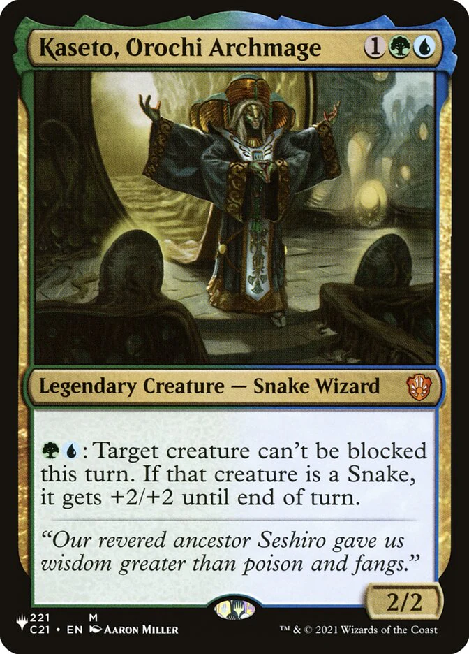 Kaseto, Orochi Archmage - The List (PLST)