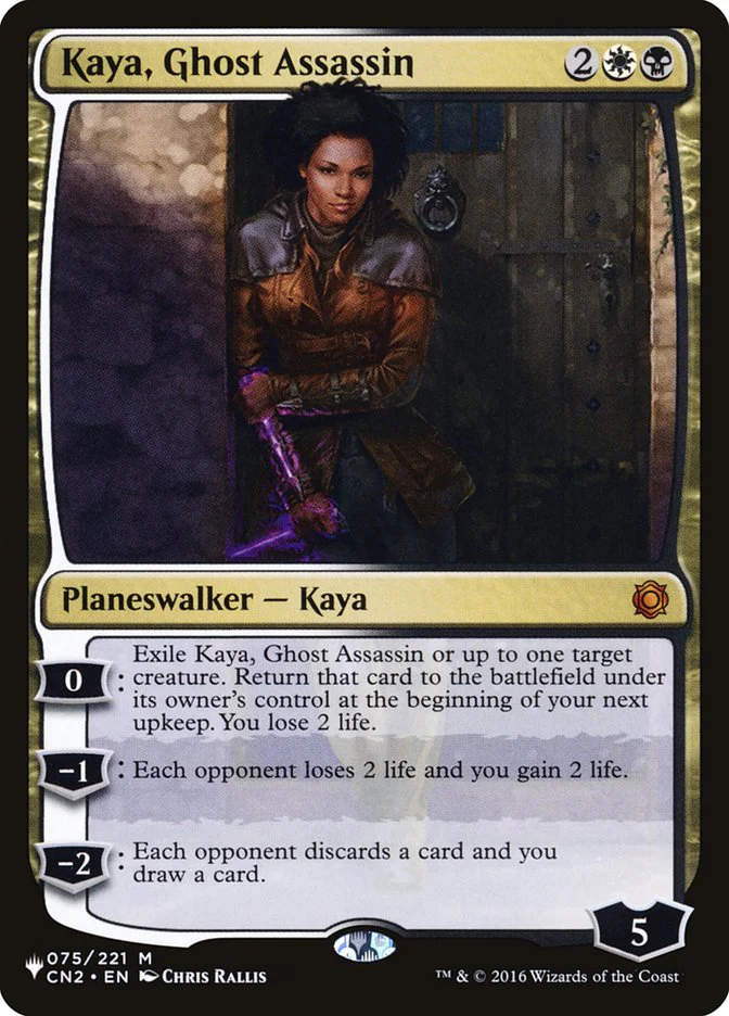 Kaya, Ghost Assassin - The List (PLST)
