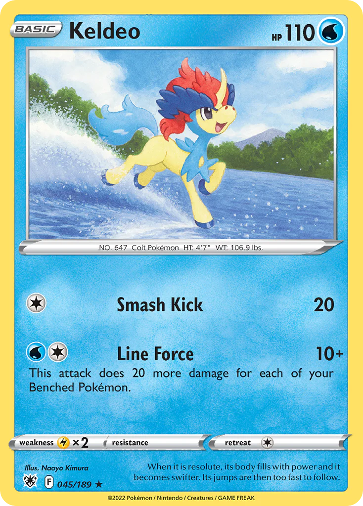 Keldeo (45/189) - [Holo Foil] Astral Radiance (ASR)