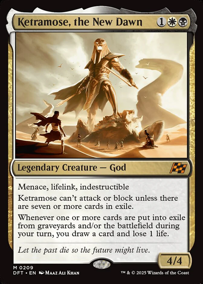 Ketramose, the New Dawn - [Foil] Aetherdrift (DFT)