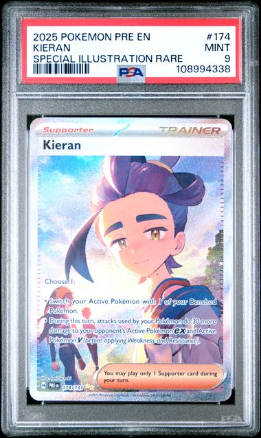Kieran Special Art Rare #174 - [Graded PSA 9] SV: Prismatic Evolutions (PRE)