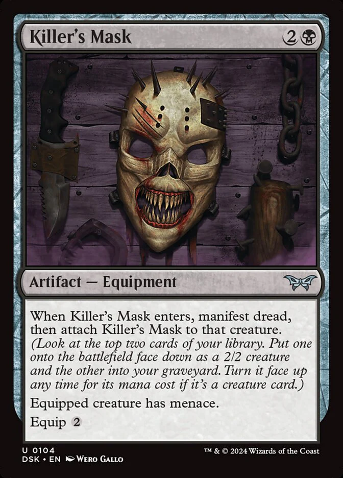 Killer's Mask - [Foil] Duskmourn: House of Horror (DSK)