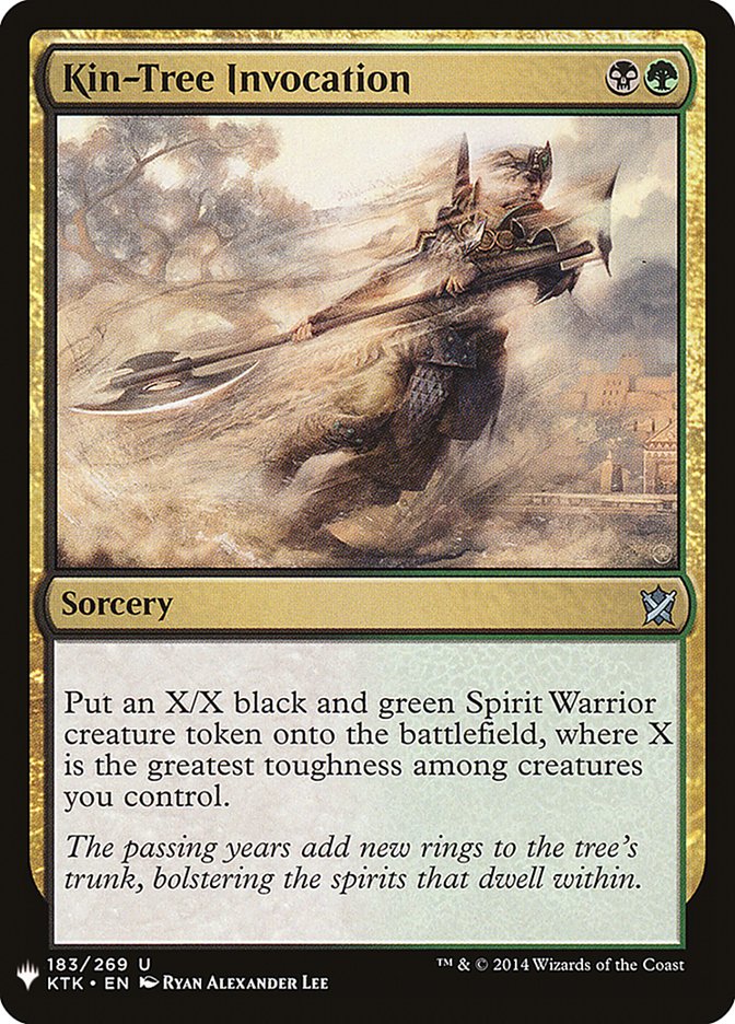Kin-Tree Invocation - The List (PLST)