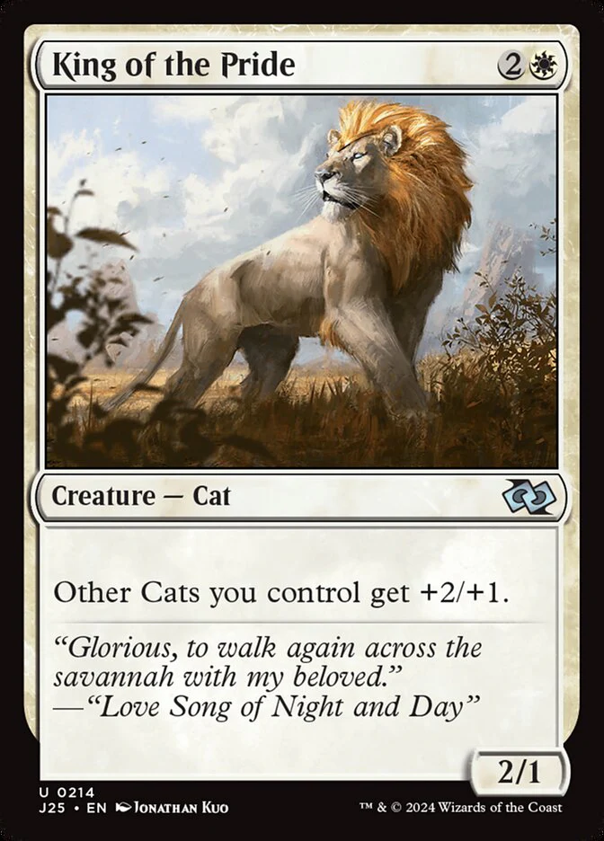 King of the Pride - Foundations Jumpstart (J25)