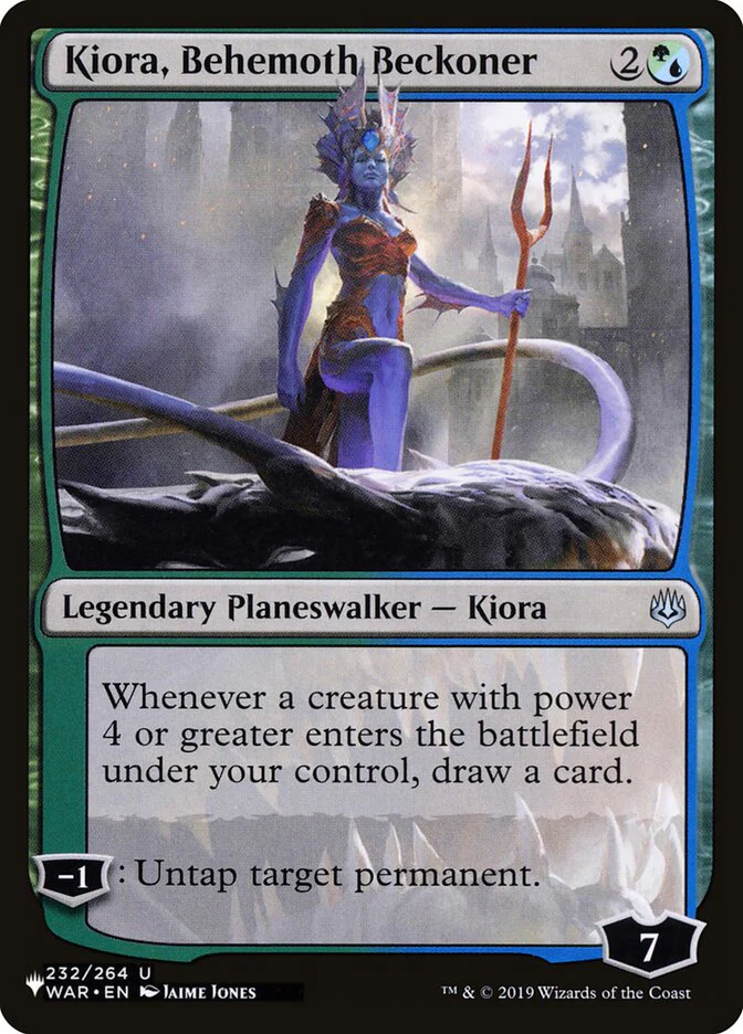 Kiora, Behemoth Beckoner - The List (PLST)