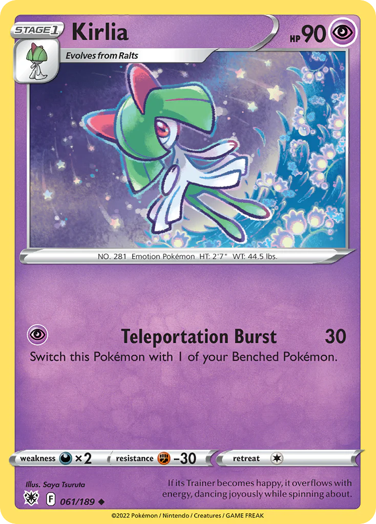 Kirlia (61/189) - [Reverse Holo] Astral Radiance (ASR)