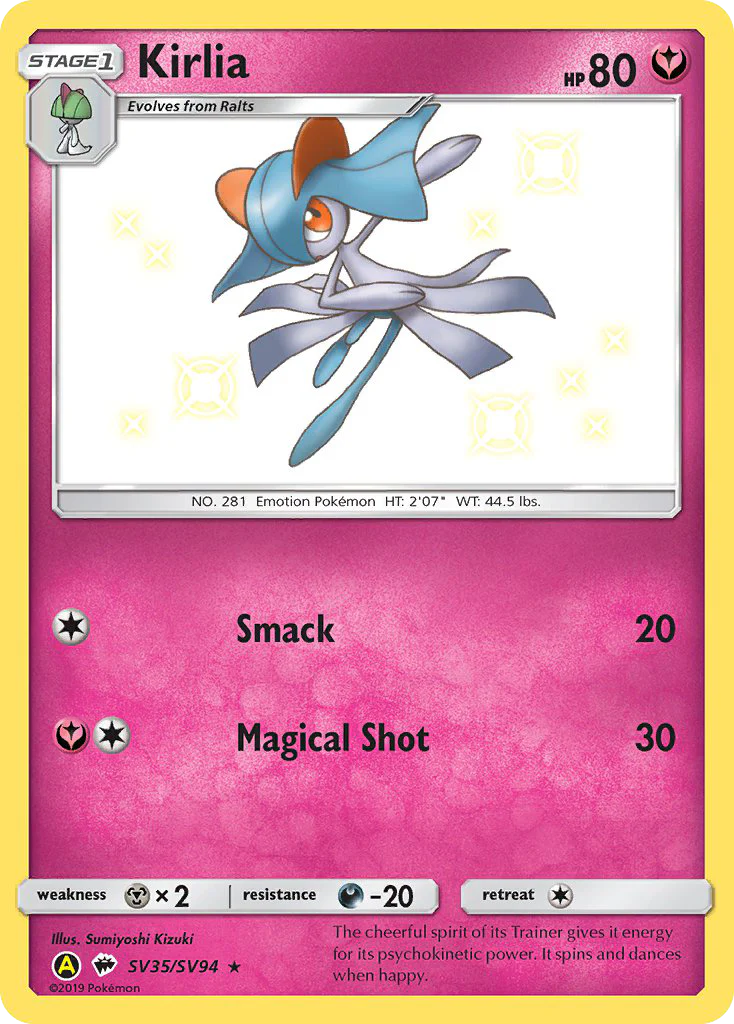 Kirlia (SV35/94) - Hidden Fates Shiny Vault (HIFSV)