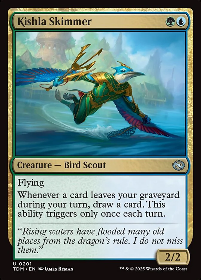 Kishla Skimmer (201) - [Foil] Tarkir: Dragonstorm (TDM)