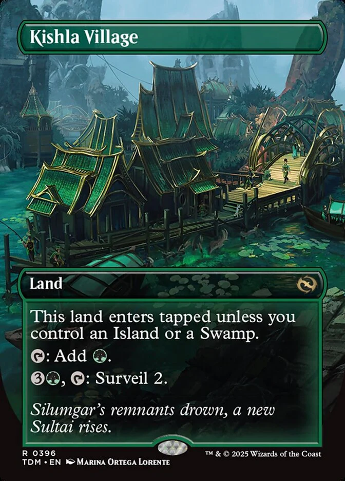 Kishla Village (396) - [Borderless] Tarkir: Dragonstorm (TDM)