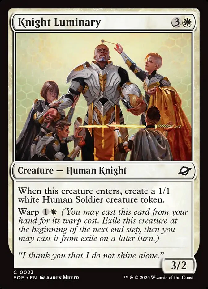 Knight Luminary (23) - Edge of Eternities (EOE)
