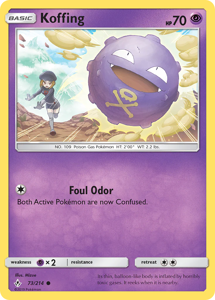 Koffing (73/214) - Unbroken Bonds (UNB)