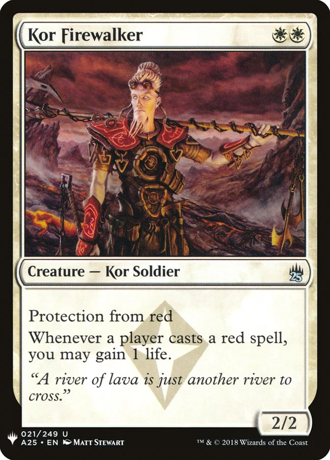 Kor Firewalker - The List (PLST)