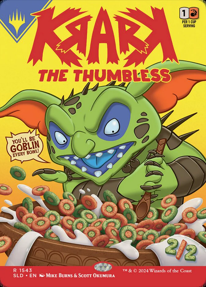 Krark, the Thumbless // Krark, the Thumbless (1543) - [Full Art] Secret Lair Drop (SLD)