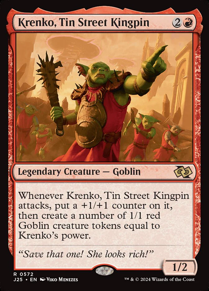 Krenko, Tin Street Kingpin - Foundations Jumpstart (J25)