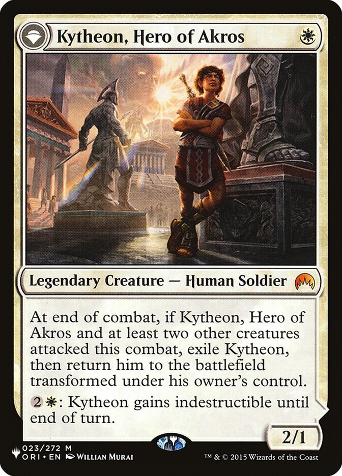 Kytheon, Hero of Akros // Gideon, Battle-Forged - The List (PLST)