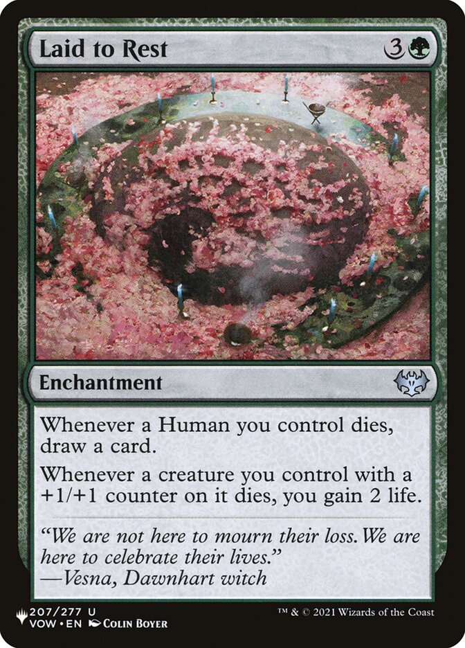Laid to Rest - The List (PLST)