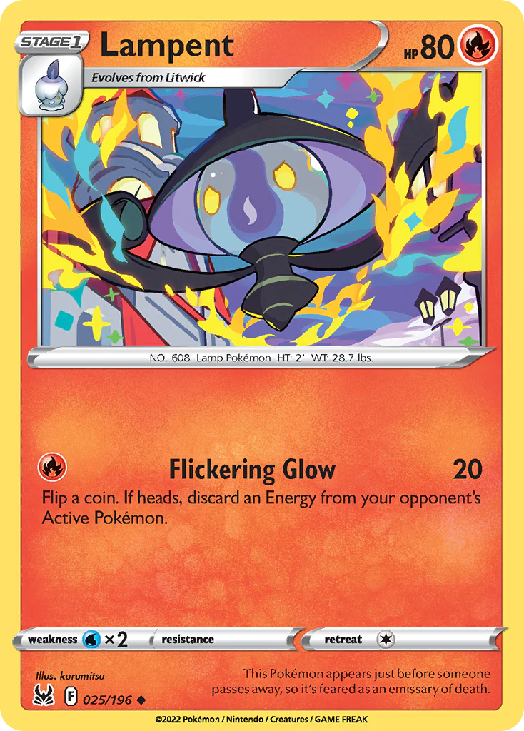 Lampent (25/196) - Lost Origin (LOR)