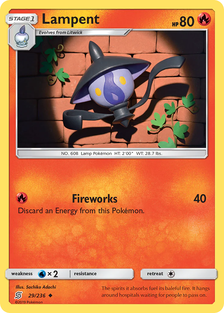 Lampent (29/236) - [Reverse Holo] Unified Minds (UNM)