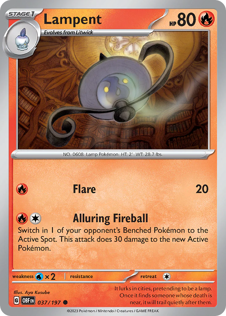 Lampent (37/197) - Obsidian Flames (OBF)