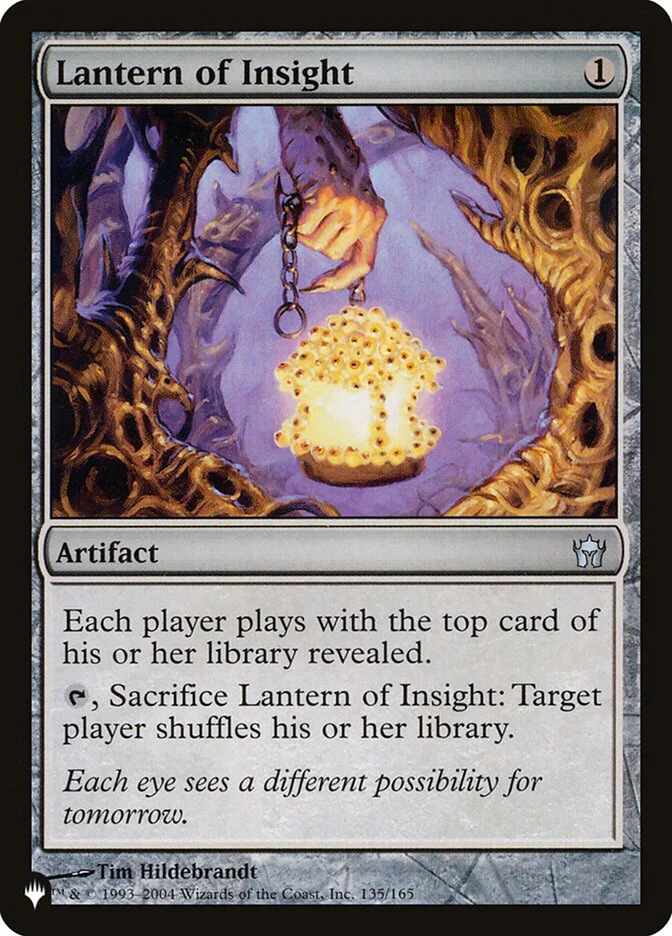Lantern of Insight - The List (PLST)