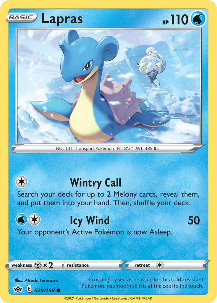 Lapras (29/198) - Chilling Reign (CRE)