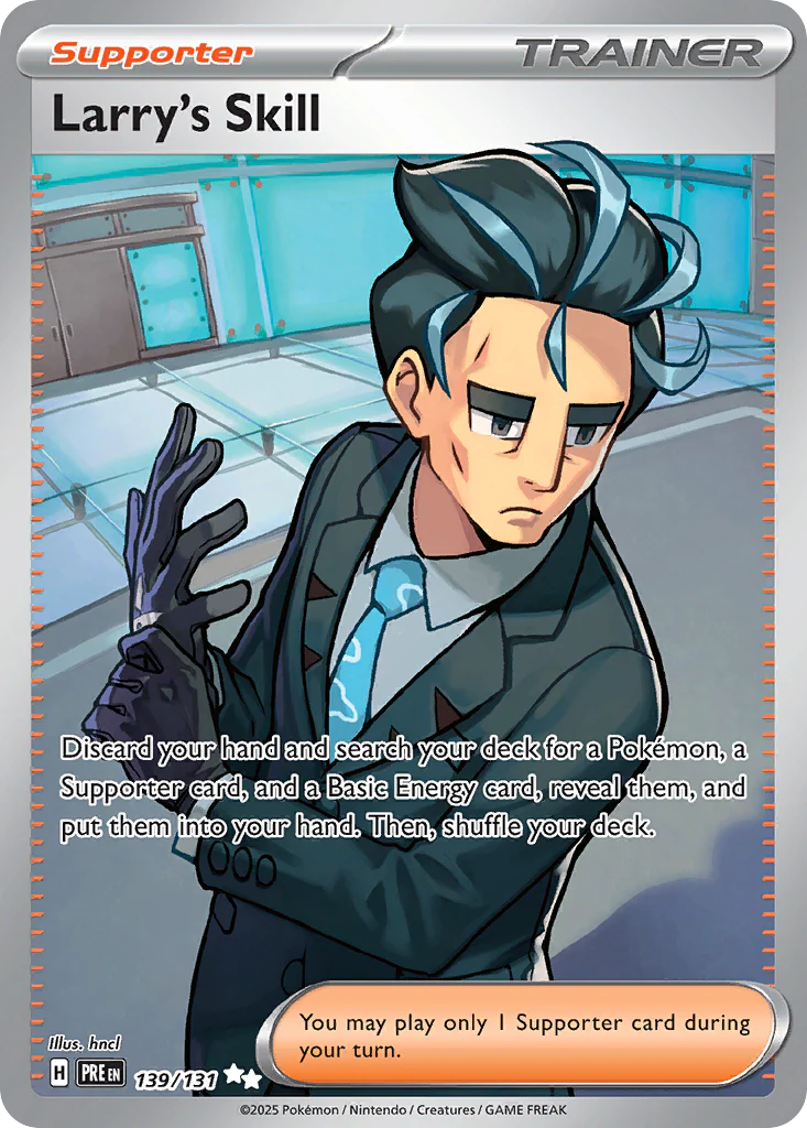 Larry's Skill (139/131) - [Full Art] Prismatic Evolutions (PRE)