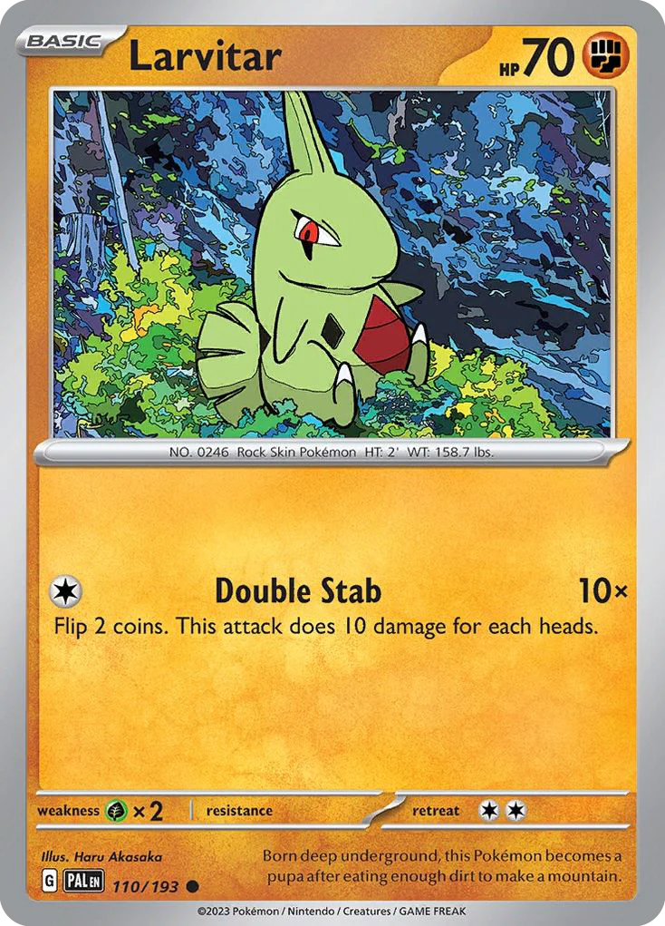Larvitar (110/193) - Paldea Evolved (PAL)