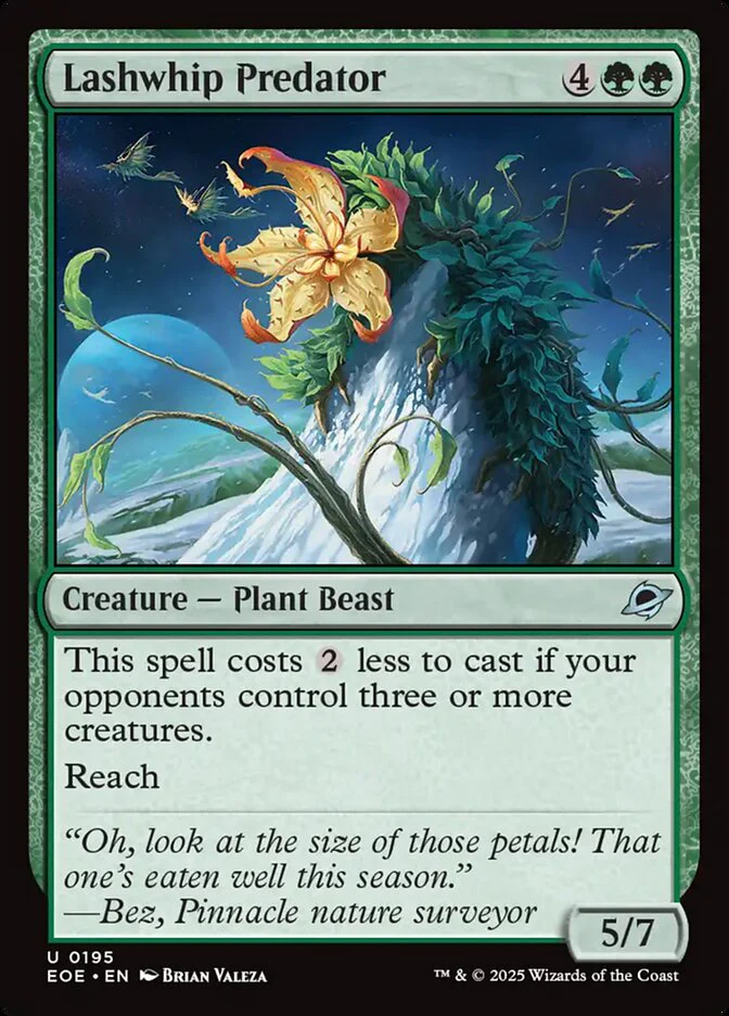 Lashwhip Predator (195) - [Foil] Edge of Eternities (EOE)