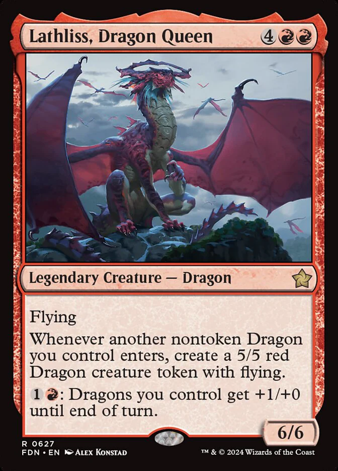 Lathliss, Dragon Queen - Foundations (FDN)