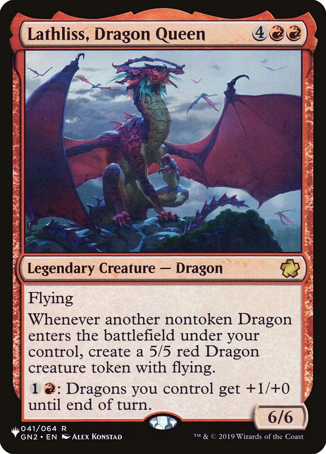 Lathliss, Dragon Queen - The List (PLST)
